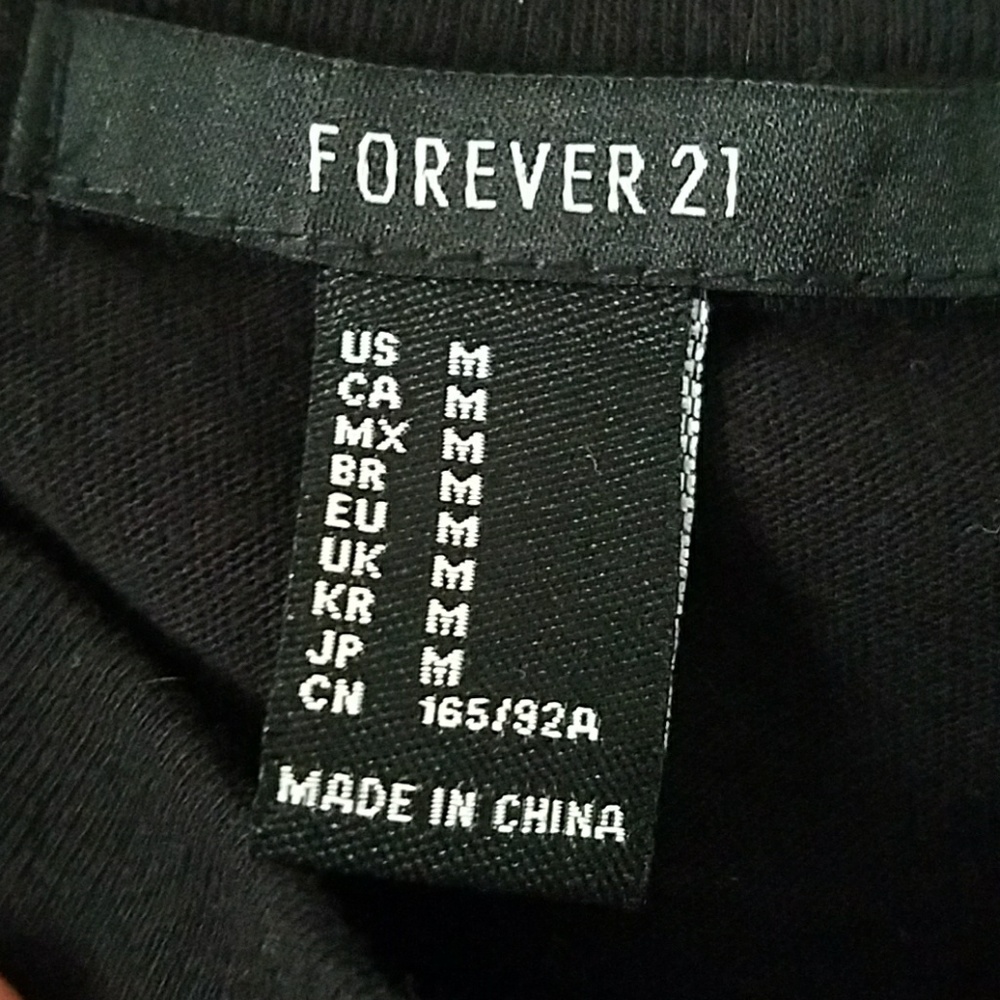 NWOT graphic black tank top - Picture 3 of 3